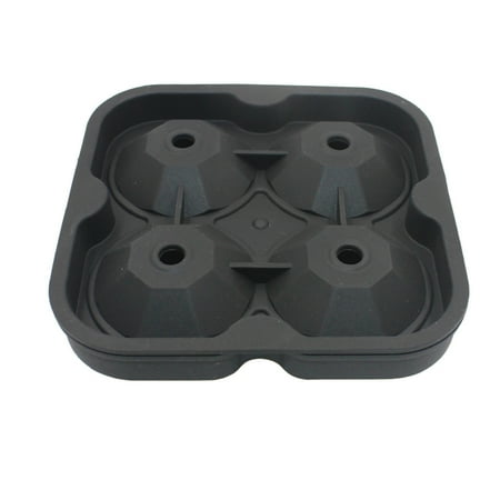 Hloma Ice Cube Box Reusable Food Grade Silicone Diamond Ice Cube Tray for Kitchen
