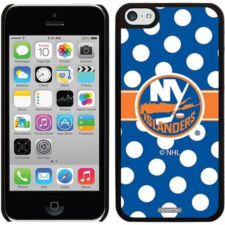 New York Islanders Polka Dots Design on iPhone 5c Thinshield Snap-On Case by Coveroo