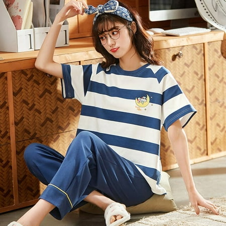 QWZNDZGR Spring Autumn Knitted Cartoon Cotton Lady Women Pajama Sets Animal Print Sleep Lounge Casual Style Pajamas Women s Fashion Set
QWZNDZGR Spring Autumn Knitted Cartoon Cotton Lady Women Pajama Sets Animal Print Sleep Lounge Casual Style Pajamas Women s Fashion Set