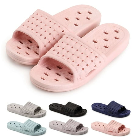 PULLIMORE Shower Slipper for Women Men Quick Drying Non-Slip Bath Slippers Bathroom Sandals Slides with Holes
PULLIMORE Shower Slipper for Women Men Quick Drying Non-Slip Bath Slippers Bathroom Sandals Slides with Holes