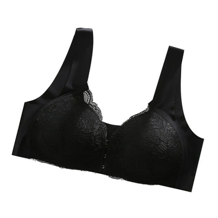 Bra Large Size No Steel Ring Front Buckle Seamless Vest Lace Bra Beautiful Back Large Size Underwear 4XL Gray
Bra Large Size No Steel Ring Front Buckle Seamless Vest Lace Bra Beautiful Back Large Size Underwear 4XL Gray