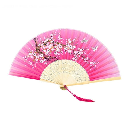 Marsmo Women Hand Folding Fan with Bamboo Frame Chinese Vintage Style Handheld Fan Vintage Style Handheld Fan Folding Hand Fan for Party Wedding Dancing Decoration
Marsmo Women Hand Folding Fan with Bamboo Frame Chinese Vintage Style Handheld Fan Vintage Style Handheld Fan Folding Hand Fan for Party Wedding Dancing Decoration