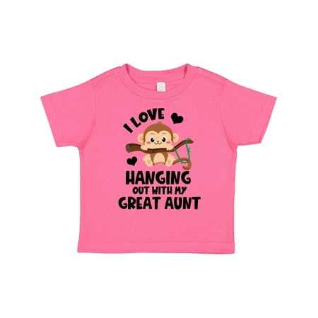 Inktastic Monkey I Love Hanging out with My Great Aunt Gift Toddler Boy or Toddler Girl T-Shirt
Inktastic Monkey I Love Hanging out with My Great Aunt Gift Toddler Boy or Toddler Girl T-Shirt