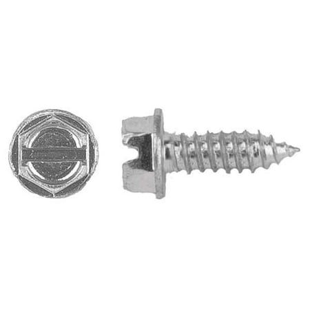 ZoroSelect Indented Hex Screw #14x3/4In L PK50
