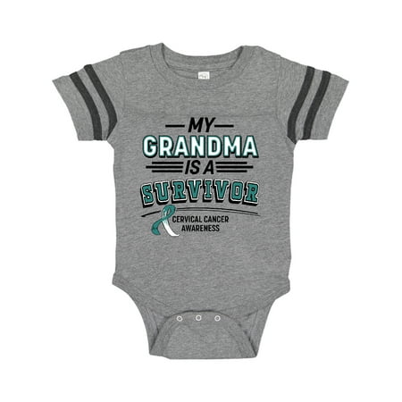 Inktastic My Grandma is a Survivor Cervical Cancer Awareness Gift Baby Boy or Baby Girl Bodysuit
Inktastic My Grandma is a Survivor Cervical Cancer Awareness Gift Baby Boy or Baby Girl Bodysuit