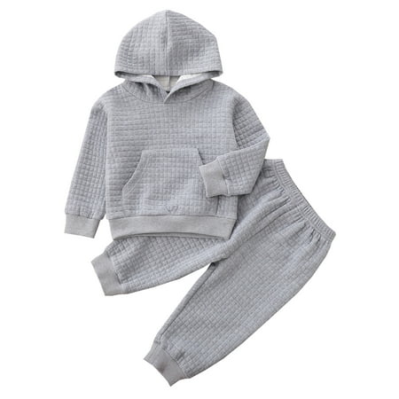 Toddler Babys Cotton Solid Tracksuit Long Sleeve Hooded Pullover Jumper And Long Pant Autumn Clothes Set
Toddler Babys Cotton Solid Tracksuit Long Sleeve Hooded Pullover Jumper And Long Pant Autumn Clothes Set