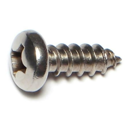 #14 x 3/4 18-8 Stainless Steel Phillips Pan Head Sheet Metal Screws SMSPSS-445
#14 x 3/4 18-8 Stainless Steel Phillips Pan Head Sheet Metal Screws SMSPSS-445