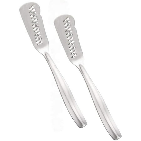 HIC Stainless Steel Better Butter Spreader Knife Pack of 2