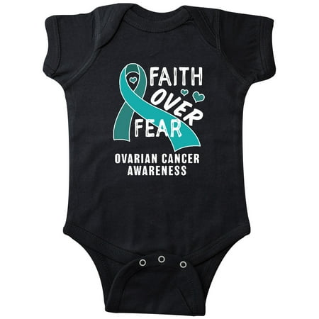 Inktastic Ovarian Cancer Awareness Faith Over Fear with Teal Ribbon Gift Baby Boy or Baby Girl Bodysuit
Inktastic Ovarian Cancer Awareness Faith Over Fear with Teal Ribbon Gift Baby Boy or Baby Girl Bodysuit