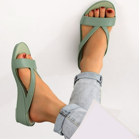 uikmnh Women Shoes Women s Shoes Round Toe Fashion Casual Sandals Platform Wedge Comfort Sandals Green 8
uikmnh Women Shoes Women s Shoes Round Toe Fashion Casual Sandals Platform Wedge Comfort Sandals Green 8