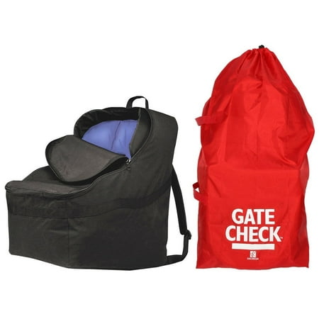 JL Childress Ultimate Car Seat Padded Travel Bag & Gate Check Stroller Bag