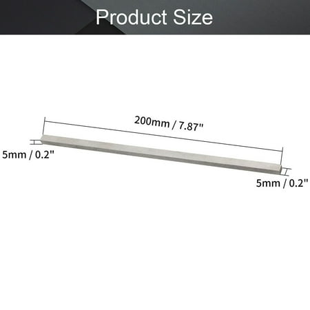 QXKE 200mm Length Hss Square Bar Milling Turning Bit Lathe Tool 4~20mm Fly Cutter
QXKE 200mm Length Hss Square Bar Milling Turning Bit Lathe Tool 4~20mm Fly Cutter