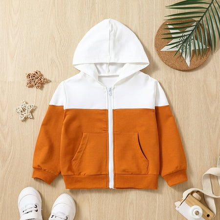 Zhuashum Boy Girls Fall Winter Coats Toddler Long Sleeve Winter Warm Outwear Jacket Coat Patchwork Color Hoodie Comfortable Trench Outwear 18-24 Months Orange
Zhuashum Boy Girls Fall Winter Coats Toddler Long Sleeve Winter Warm Outwear Jacket Coat Patchwork Color Hoodie Comfortable Trench Outwear 18-24 Months Orange