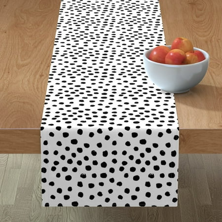 Cotton Sateen Table Runner 108 - Dots Spots Black White Minimal Monochrome Baby Nursery Print Custom Table Linens by Spoonflower
Cotton Sateen Table Runner 108 - Dots Spots Black White Minimal Monochrome Baby Nursery Print Custom Table Linens by Spoonflower