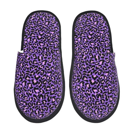 Noikeo Purple Leopard Pattern Cozy Slippers Indoor for Women and Mens Fuzzy House Shoes Soft Plush Warm Slip-on Slippers-Large
Noikeo Purple Leopard Pattern Cozy Slippers Indoor for Women and Mens Fuzzy House Shoes Soft Plush Warm Slip-on Slippers-Large