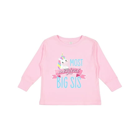 Inktastic Most Magical Big Sis- Cute Unicorn Gift Toddler Toddler Girl Long Sleeve T-Shirt
Inktastic Most Magical Big Sis- Cute Unicorn Gift Toddler Toddler Girl Long Sleeve T-Shirt