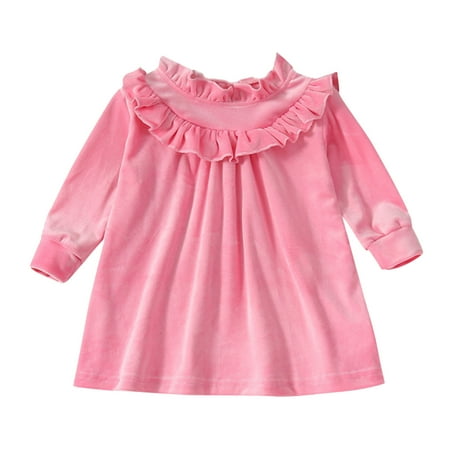 TAIAOJING Baby Girl Dress Toddler Kids Fashionable Lace Collar Long Sleeves Gold Velvet Princess Dresses 12-18 Months
TAIAOJING Baby Girl Dress Toddler Kids Fashionable Lace Collar Long Sleeves Gold Velvet Princess Dresses 12-18 Months