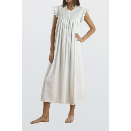 P.Jamas Daisy Embroidered Gown DAISY