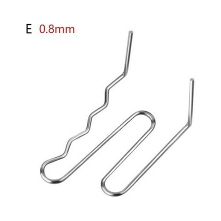 100PCS 0.6/0.8mm Hot Stapler Staples For Car Bumper Plastic Welder Repair Kit