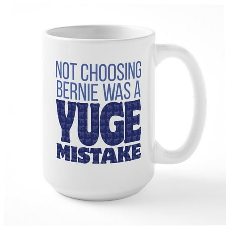 CafePress - No Bernie YUGE Mistake Large Mug - 15 oz Ceramic Large White Novelty Mug
CafePress - No Bernie YUGE Mistake Large Mug - 15 oz Ceramic Large White Novelty Mug