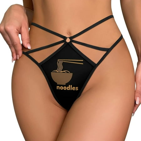 Japanese Ramen Noodles Women T-Back Mesh Thong Panties G-String Panties Underwear Sexy
Japanese Ramen Noodles Women T-Back Mesh Thong Panties G-String Panties Underwear Sexy