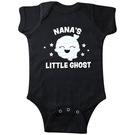 Inktastic Cute Nana s Little Ghost with Stars Gift Baby Girl Bodysuit