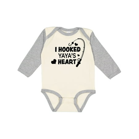 Inktastic I Hooked Yayas Heart with Fishing Rod Gift Baby Boy or Baby Girl Long Sleeve Bodysuit
Inktastic I Hooked Yayas Heart with Fishing Rod Gift Baby Boy or Baby Girl Long Sleeve Bodysuit