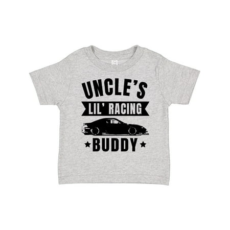 Inktastic Uncles Lil Racing Buddy Gift Toddler Boy or Toddler Girl T-Shirt