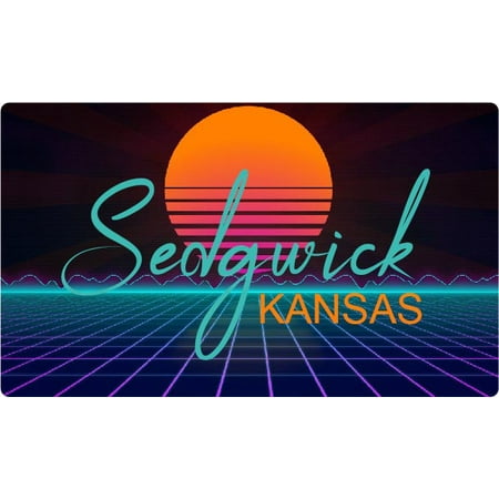 Fair Oaks Georgia 4 X 2.25-Inch Fridge Magnet Retro Neon Design