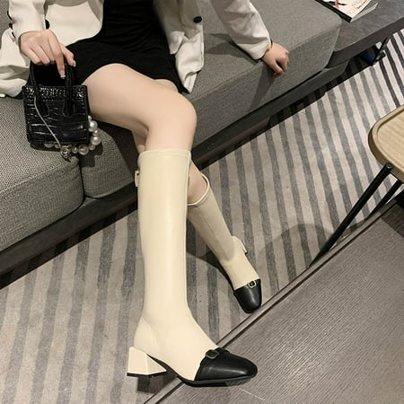 Thanksgiving Day Clearance Hvyes Autumn And Winter New Style Square Toe Thick Heel And Velvet High-top Boots Rear Zipper Women s Boots
Thanksgiving Day Clearance Hvyes Autumn And Winter New Style Square Toe Thick Heel And Velvet High-top Boots Rear Zipper Women s Boots