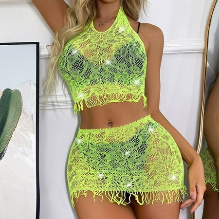 Tangnade Plus Size Lingerie For Women Fashion Womens Rhinestone Bikini Lace Underwear TwoPiece Set Of Femptation Net Clothes Intimates
Tangnade Plus Size Lingerie For Women Fashion Womens Rhinestone Bikini Lace Underwear TwoPiece Set Of Femptation Net Clothes Intimates