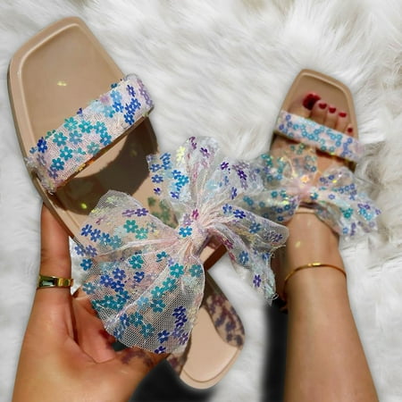 Womens Shoes Summer Square Toe Slippers Fashion Lace Bow Flower Glitter Sequin Sandals Crazy Slippers for Women Animal Women Bedroom Slippers Size 12 Womens Slipper Boots Women Slipper Socks Character
Womens Shoes Summer Square Toe Slippers Fashion Lace Bow Flower Glitter Sequin Sandals Crazy Slippers for Women Animal Women Bedroom Slippers Size 12 Womens Slipper Boots Women Slipper Socks Character