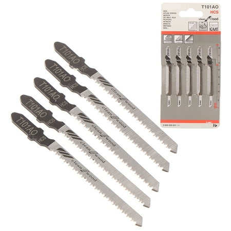 5PCS T101AO HCS T-Shank Jigsaw Blades Curve Cutting Tool For Wood Plastic sKY WL
5PCS T101AO HCS T-Shank Jigsaw Blades Curve Cutting Tool For Wood Plastic sKY WL