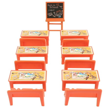 NUOLUX 13pcs Mini Landscape Model Classroom Scene Model Blackboard Desk Chair Model
NUOLUX 13pcs Mini Landscape Model Classroom Scene Model Blackboard Desk Chair Model