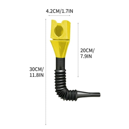 5Pc Retractable Auto Fuel Funnel Self Driving Emergency Tools