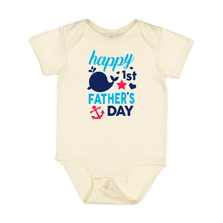 Inktastic Nautical Themed Happy 1st Father s Day Gift Baby Boy or Baby Girl Bodysuit
Inktastic Nautical Themed Happy 1st Father s Day Gift Baby Boy or Baby Girl Bodysuit