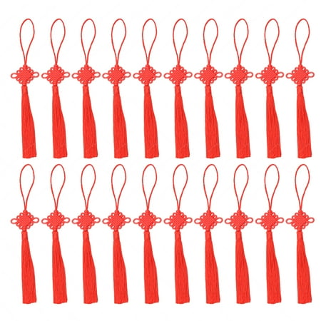 20pcs Traditional Chinese Knot Pendant Car Hanging Decor Unique Car Pendant