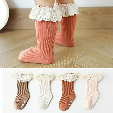 SPRING PARK 1 Pair Baby Cotton Middle Tube Socks Lace Solid Color Non-slip Socks
SPRING PARK 1 Pair Baby Cotton Middle Tube Socks Lace Solid Color Non-slip Socks