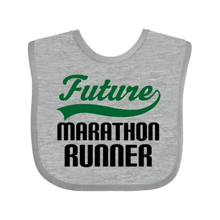 Inktastic Marathon Runner Gift Childs Gift Baby Boy Bib