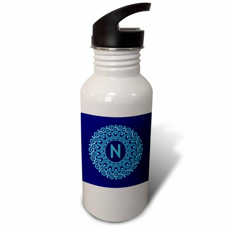 3dRose Monogram N blue hued mandala on royal blue muted grunge damask Sports Water Bottle 21oz
3dRose Monogram N blue hued mandala on royal blue muted grunge damask Sports Water Bottle 21oz