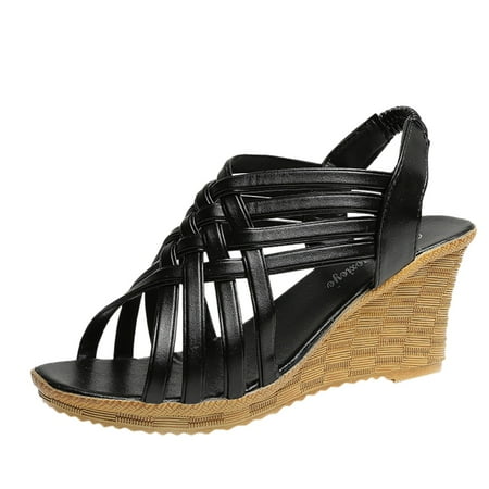 Women s Wedge Shoes Size 8 Fashion Women s Casual Shoes Breathable Thick-soled Wedges Leisure Sandals Medium Wedges Women
Women s Wedge Shoes Size 8 Fashion Women s Casual Shoes Breathable Thick-soled Wedges Leisure Sandals Medium Wedges Women
