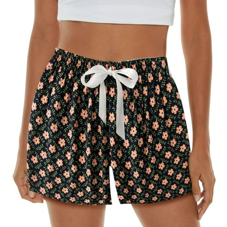 Women Pants Pajama Shorts Soft Sleep Shorts Lightweight Printed Bow Elastic Waist Lounge Pj Bottoms Simple Classic Trousers
Women Pants Pajama Shorts Soft Sleep Shorts Lightweight Printed Bow Elastic Waist Lounge Pj Bottoms Simple Classic Trousers
