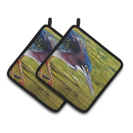 Carolines Treasures JMK1226PTHD Green Heron Pair of Pot Holders 7.5HX7.5W multicolor
Carolines Treasures JMK1226PTHD Green Heron Pair of Pot Holders 7.5HX7.5W multicolor