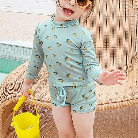 Gubotare Baby Girl Swimsuit Cute Two Piece Bathing Suit Kid Water Sport Short Swimsuit Sunsuit With Swim Youth Swim Suit Girls Green 6Y
Gubotare Baby Girl Swimsuit Cute Two Piece Bathing Suit Kid Water Sport Short Swimsuit Sunsuit With Swim Youth Swim Suit Girls Green 6Y