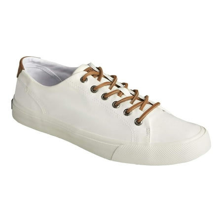 Sperry Striper Ii LTT Lace Up Lightweight Canvas Sneaker SW WHITE (8 SW WHITE)