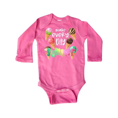 Inktastic Make Every Day Summer Ice Cream Cones Gift Baby Boy or Baby Girl Long Sleeve Bodysuit
Inktastic Make Every Day Summer Ice Cream Cones Gift Baby Boy or Baby Girl Long Sleeve Bodysuit