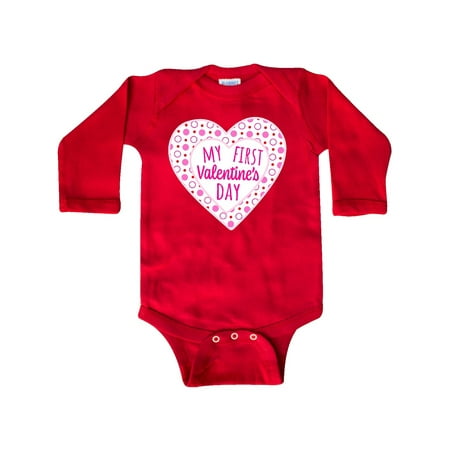 Inktastic My First Valentine s Day Pink Heart and Dots Gift Baby Boy or Baby Girl Long Sleeve Bodysuit
Inktastic My First Valentine s Day Pink Heart and Dots Gift Baby Boy or Baby Girl Long Sleeve Bodysuit
