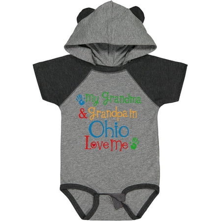 Inktastic Ohio Grandma Loves Me Gift Baby Boy or Baby Girl Bodysuit