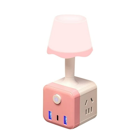 Generic Clearance Cute Night Light Bedroom Bedside Lamp Integrated Home Socket Small Night Light Multi Function Converter Socket USB The Light is Soft and Not Dazzling
Generic Clearance Cute Night Light Bedroom Bedside Lamp Integrated Home Socket Small Night Light Multi Function Converter Socket USB The Light is Soft and Not Dazzling