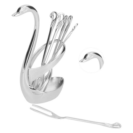 Tableware And Health Fruit Dessert Fork Cutlery Swan Shape Base For Home Restaurants Bars For Dessert Shop Milk Tea Shop Silver Spoon
Tableware And Health Fruit Dessert Fork Cutlery Swan Shape Base For Home Restaurants Bars For Dessert Shop Milk Tea Shop Silver Spoon